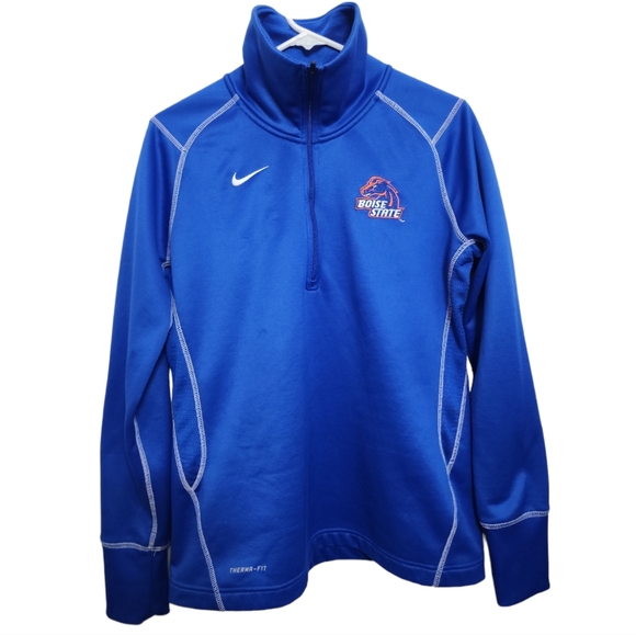 Nike Other - NIKE THERMAL FIT BOISE STATE 1/4 ZIP UP SWEATER
